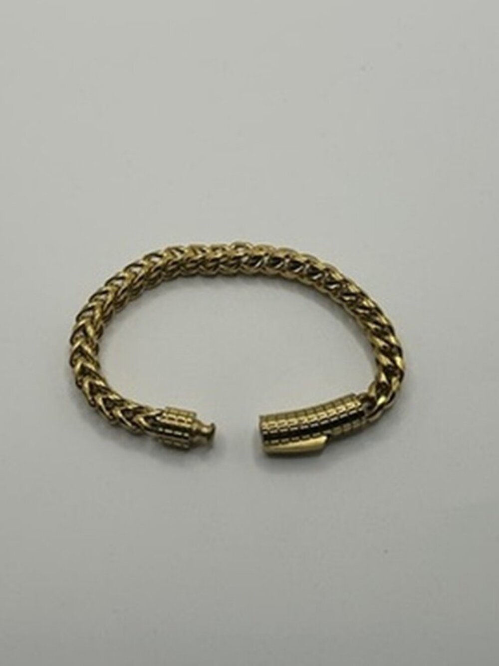 Womens Franco Bracelet 7 Inch Real Gold Dainty Box Link Plated Layering Stack